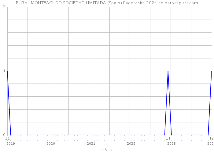 RURAL MONTEAGUDO SOCIEDAD LIMITADA (Spain) Page visits 2024 