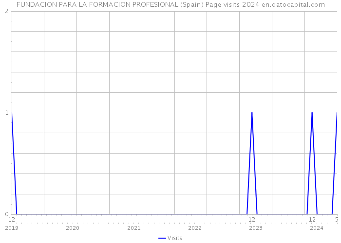 FUNDACION PARA LA FORMACION PROFESIONAL (Spain) Page visits 2024 