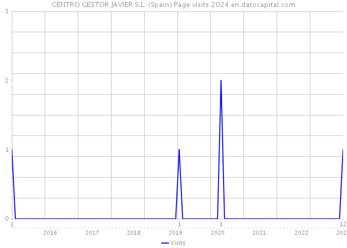 CENTRO GESTOR JAVIER S.L. (Spain) Page visits 2024 