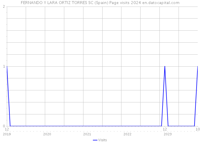 FERNANDO Y LARA ORTIZ TORRES SC (Spain) Page visits 2024 