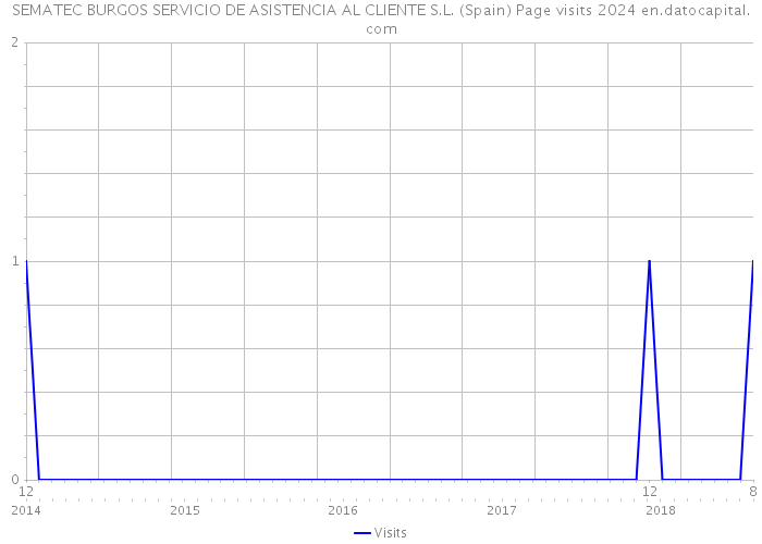 SEMATEC BURGOS SERVICIO DE ASISTENCIA AL CLIENTE S.L. (Spain) Page visits 2024 