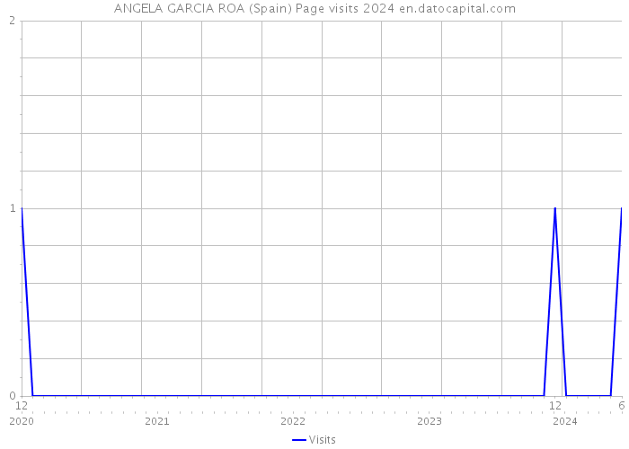 ANGELA GARCIA ROA (Spain) Page visits 2024 