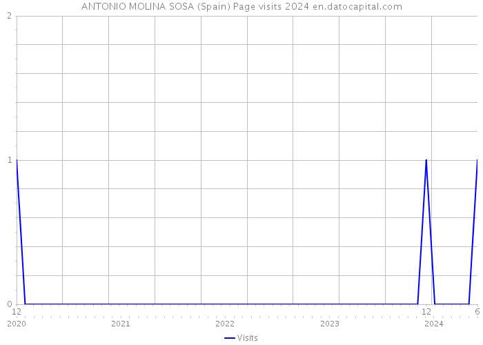 ANTONIO MOLINA SOSA (Spain) Page visits 2024 