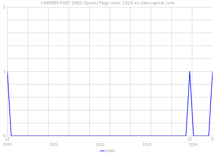 CARMEN PAEZ SAEZ (Spain) Page visits 2024 