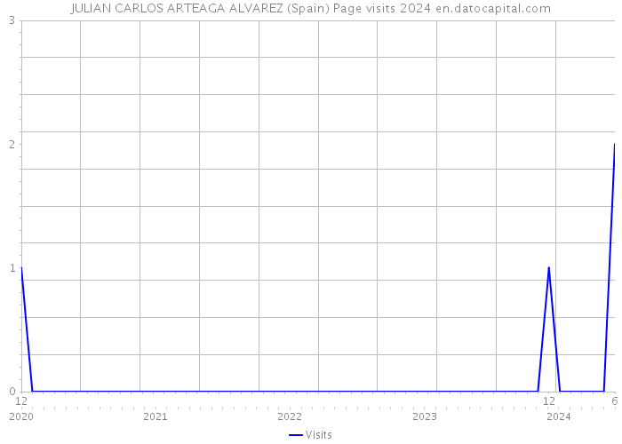 JULIAN CARLOS ARTEAGA ALVAREZ (Spain) Page visits 2024 