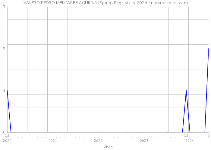 VALERO PEDRO MELGARES AGUILAR (Spain) Page visits 2024 