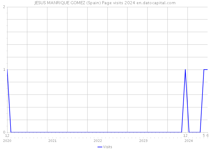 JESUS MANRIQUE GOMEZ (Spain) Page visits 2024 