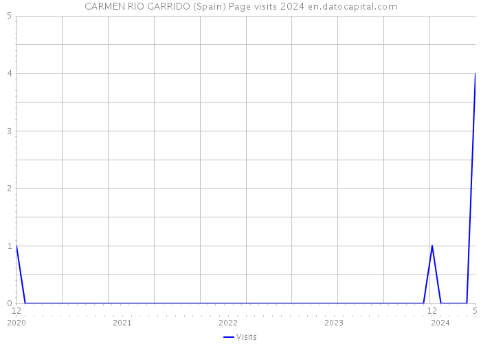 CARMEN RIO GARRIDO (Spain) Page visits 2024 