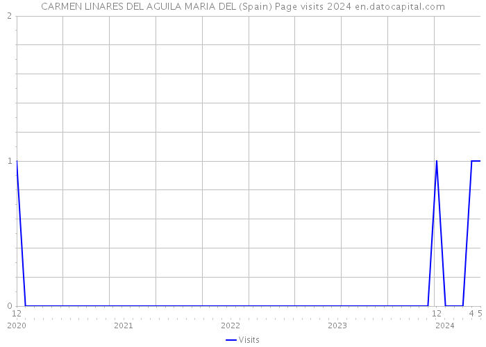 CARMEN LINARES DEL AGUILA MARIA DEL (Spain) Page visits 2024 