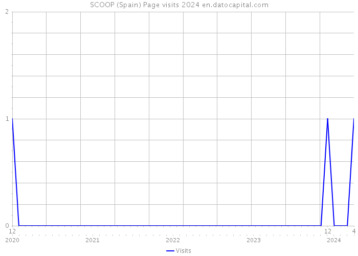 SCOOP (Spain) Page visits 2024 