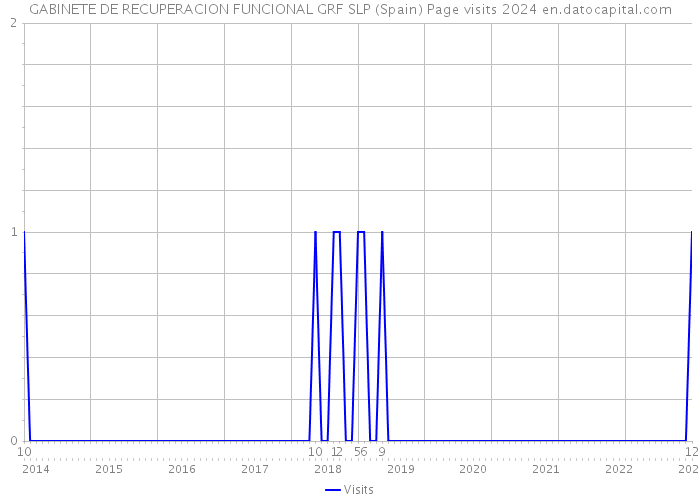 GABINETE DE RECUPERACION FUNCIONAL GRF SLP (Spain) Page visits 2024 