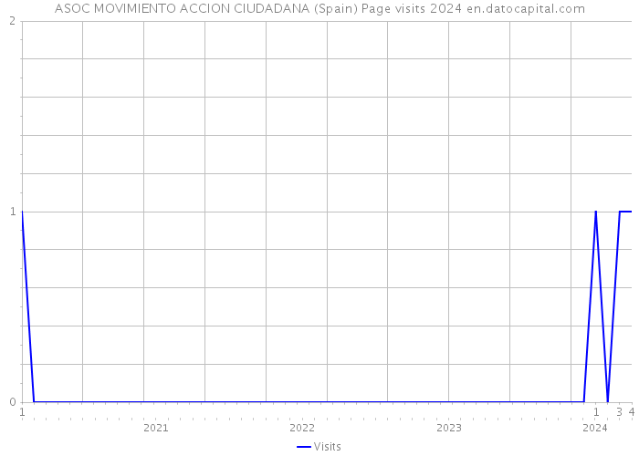 ASOC MOVIMIENTO ACCION CIUDADANA (Spain) Page visits 2024 