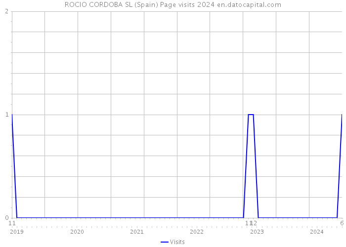 ROCIO CORDOBA SL (Spain) Page visits 2024 