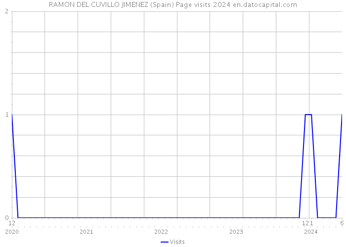 RAMON DEL CUVILLO JIMENEZ (Spain) Page visits 2024 