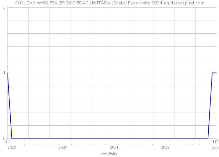 CLOUDAY WHOLESALER SOCIEDAD LIMITADA (Spain) Page visits 2024 