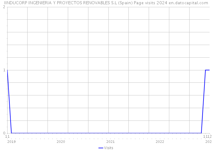 IINDUCORP INGENIERIA Y PROYECTOS RENOVABLES S.L (Spain) Page visits 2024 