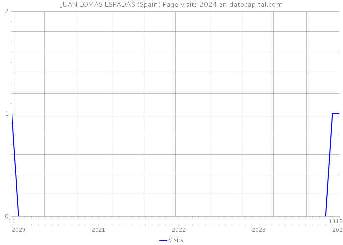 JUAN LOMAS ESPADAS (Spain) Page visits 2024 
