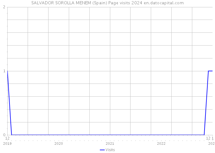 SALVADOR SOROLLA MENEM (Spain) Page visits 2024 