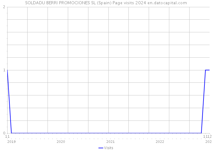 SOLDADU BERRI PROMOCIONES SL (Spain) Page visits 2024 