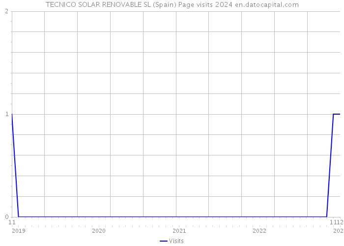 TECNICO SOLAR RENOVABLE SL (Spain) Page visits 2024 