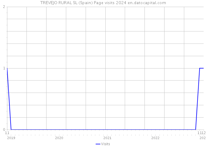 TREVEJO RURAL SL (Spain) Page visits 2024 