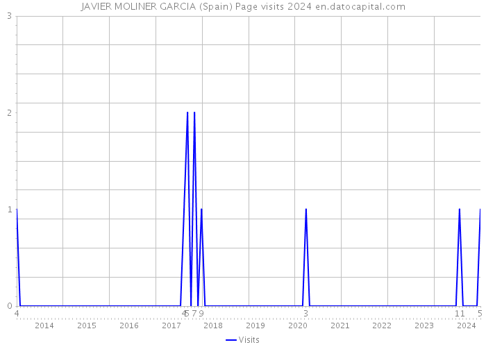 JAVIER MOLINER GARCIA (Spain) Page visits 2024 