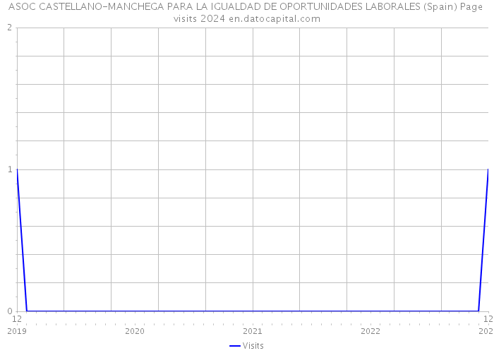 ASOC CASTELLANO-MANCHEGA PARA LA IGUALDAD DE OPORTUNIDADES LABORALES (Spain) Page visits 2024 