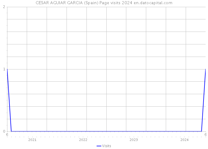 CESAR AGUIAR GARCIA (Spain) Page visits 2024 