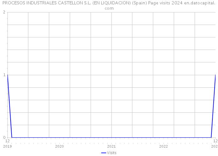 PROCESOS INDUSTRIALES CASTELLON S.L. (EN LIQUIDACION) (Spain) Page visits 2024 