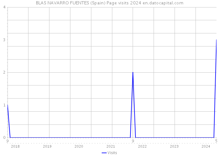 BLAS NAVARRO FUENTES (Spain) Page visits 2024 