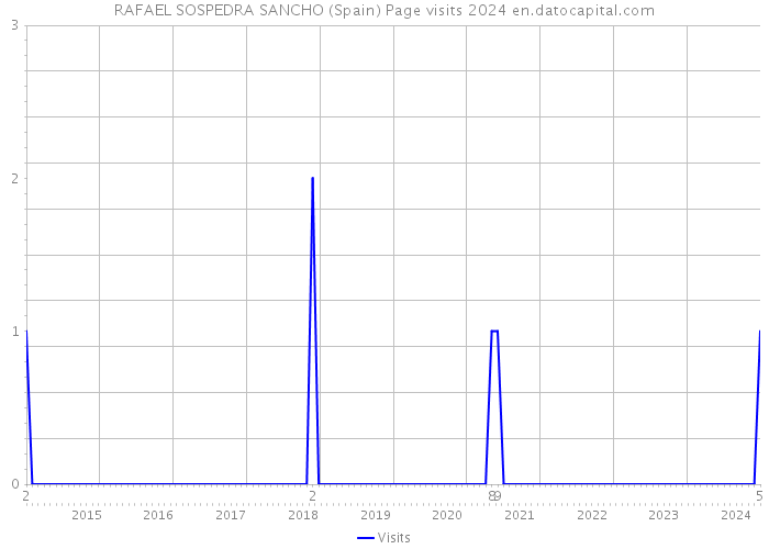 RAFAEL SOSPEDRA SANCHO (Spain) Page visits 2024 