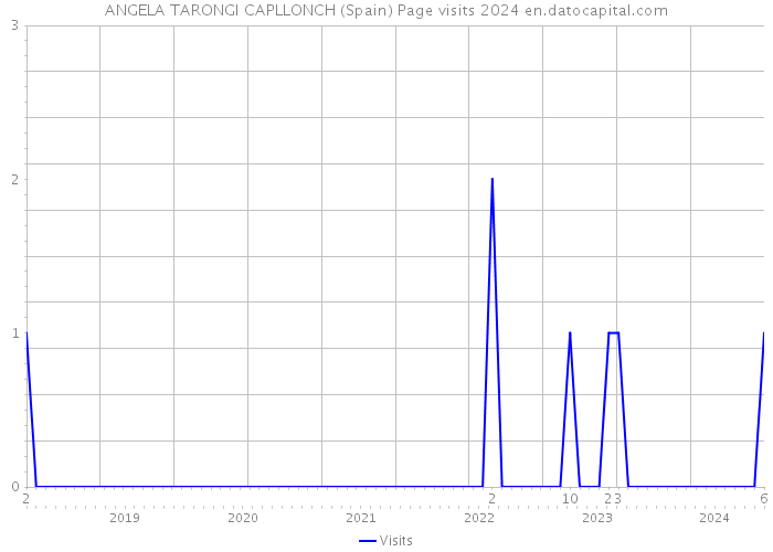 ANGELA TARONGI CAPLLONCH (Spain) Page visits 2024 