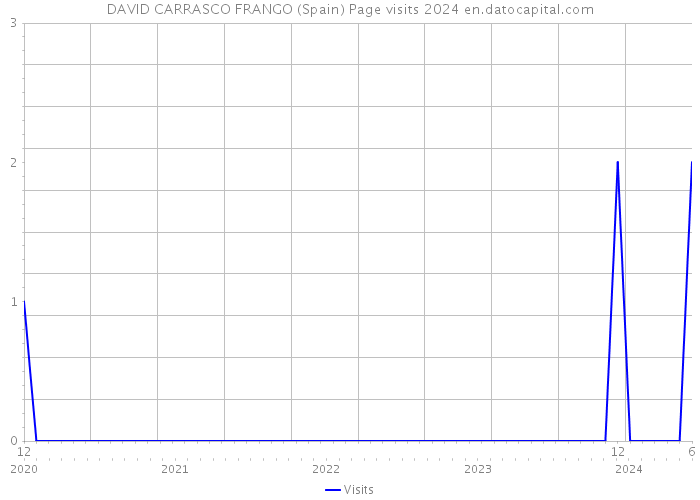 DAVID CARRASCO FRANGO (Spain) Page visits 2024 