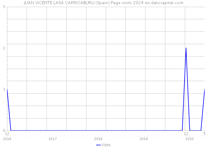 JUAN VICENTE LASA CARRICABURU (Spain) Page visits 2024 