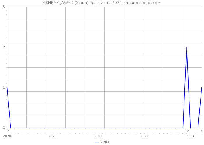ASHRAF JAWAD (Spain) Page visits 2024 