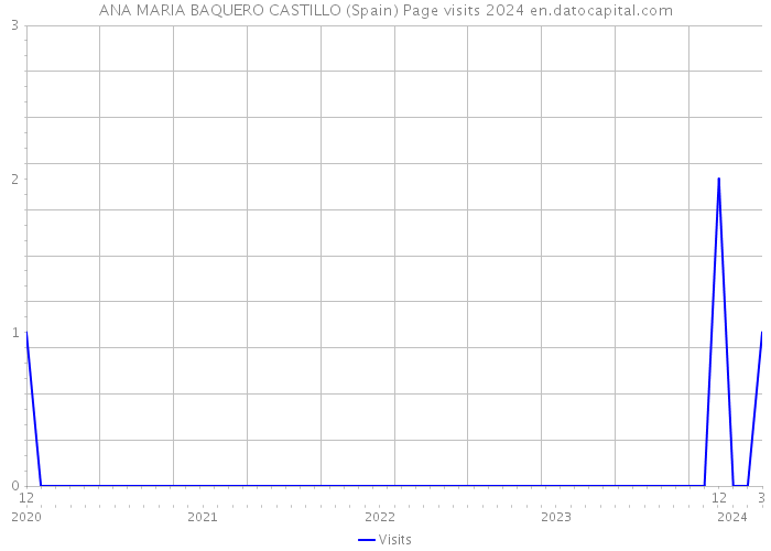 ANA MARIA BAQUERO CASTILLO (Spain) Page visits 2024 