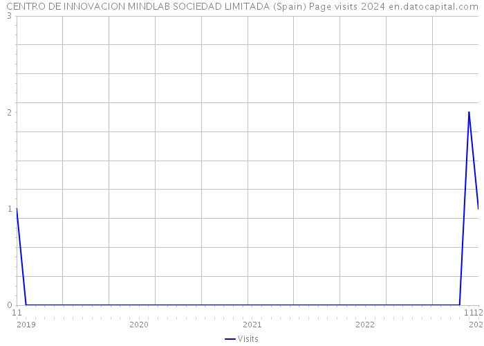 CENTRO DE INNOVACION MINDLAB SOCIEDAD LIMITADA (Spain) Page visits 2024 