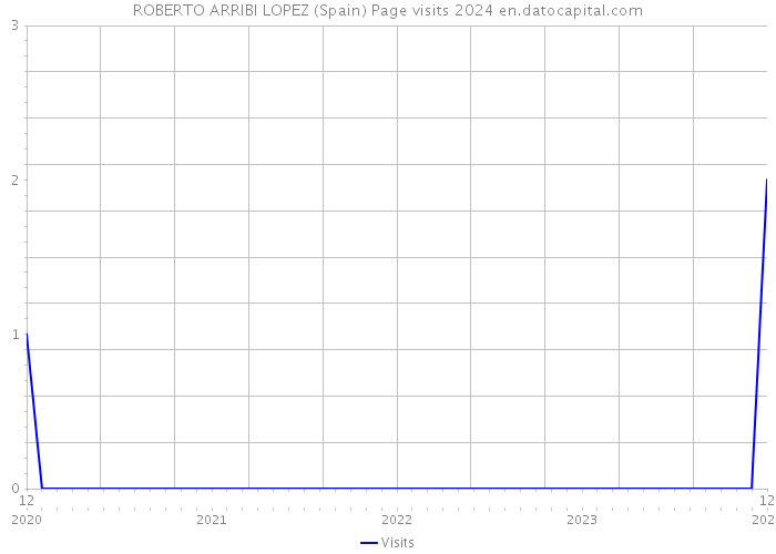 ROBERTO ARRIBI LOPEZ (Spain) Page visits 2024 