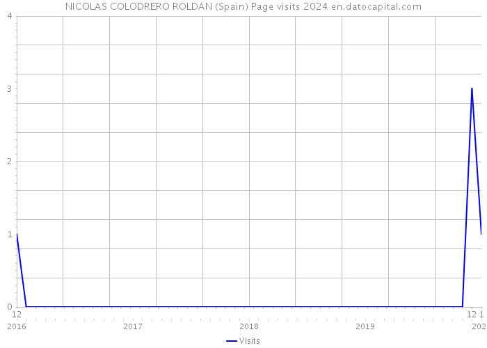 NICOLAS COLODRERO ROLDAN (Spain) Page visits 2024 