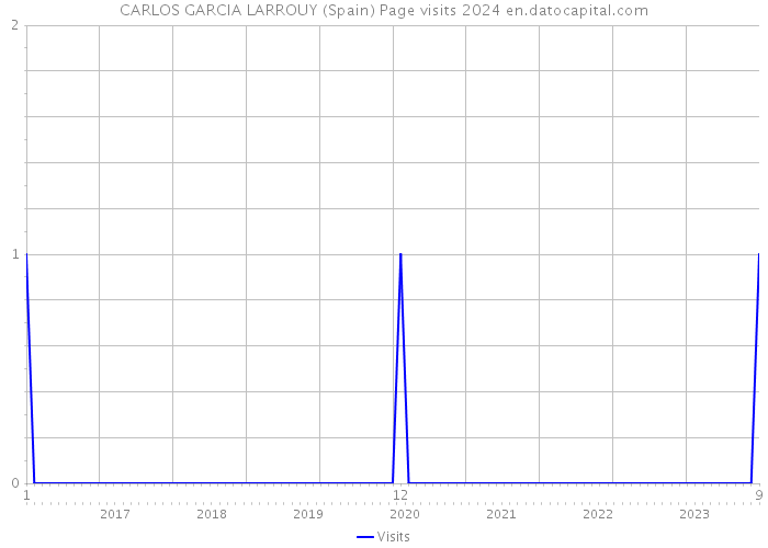 CARLOS GARCIA LARROUY (Spain) Page visits 2024 