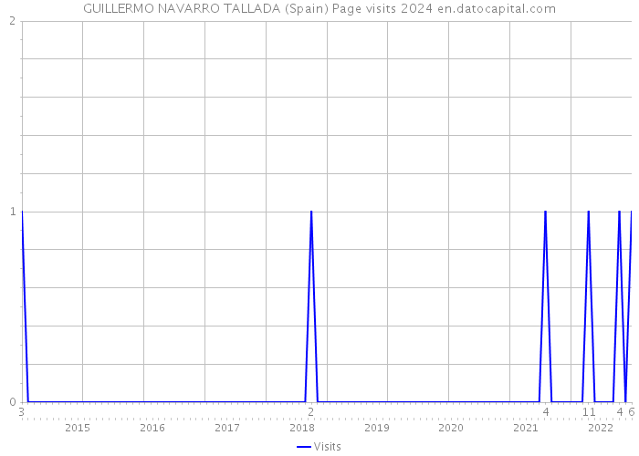 GUILLERMO NAVARRO TALLADA (Spain) Page visits 2024 