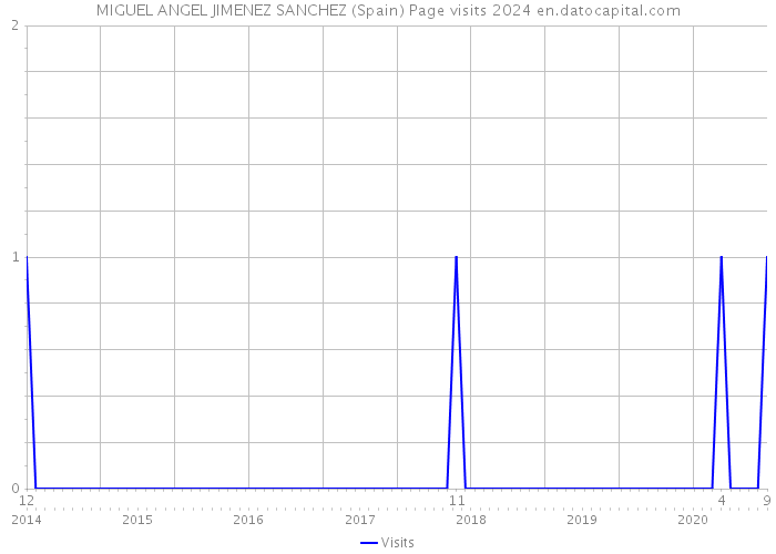 MIGUEL ANGEL JIMENEZ SANCHEZ (Spain) Page visits 2024 