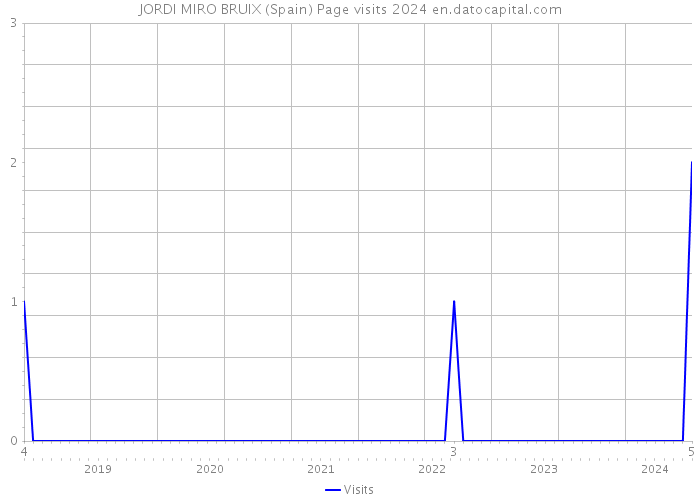 JORDI MIRO BRUIX (Spain) Page visits 2024 