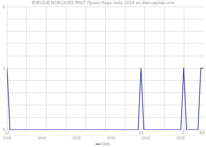 ENRIQUE MORGADES PRAT (Spain) Page visits 2024 