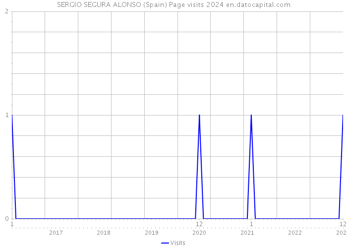 SERGIO SEGURA ALONSO (Spain) Page visits 2024 