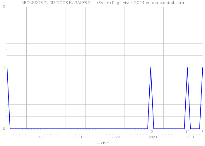 RECURSOS TURISTICOS RURALES SLL. (Spain) Page visits 2024 