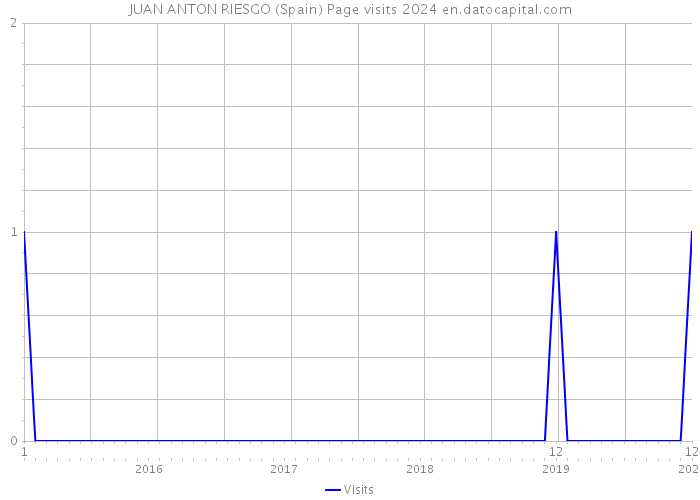 JUAN ANTON RIESGO (Spain) Page visits 2024 