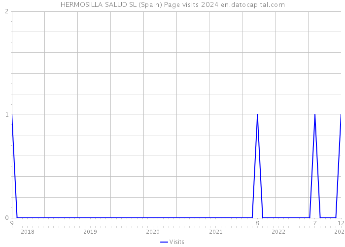 HERMOSILLA SALUD SL (Spain) Page visits 2024 