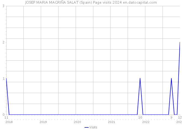 JOSEP MARIA MAGRIÑA SALAT (Spain) Page visits 2024 