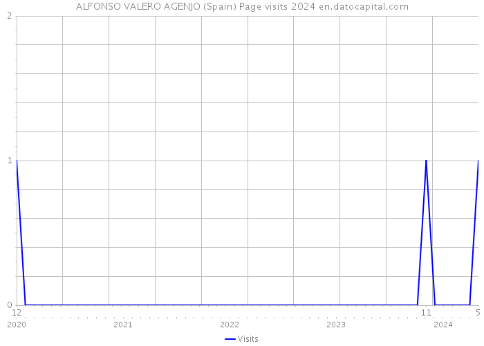 ALFONSO VALERO AGENJO (Spain) Page visits 2024 